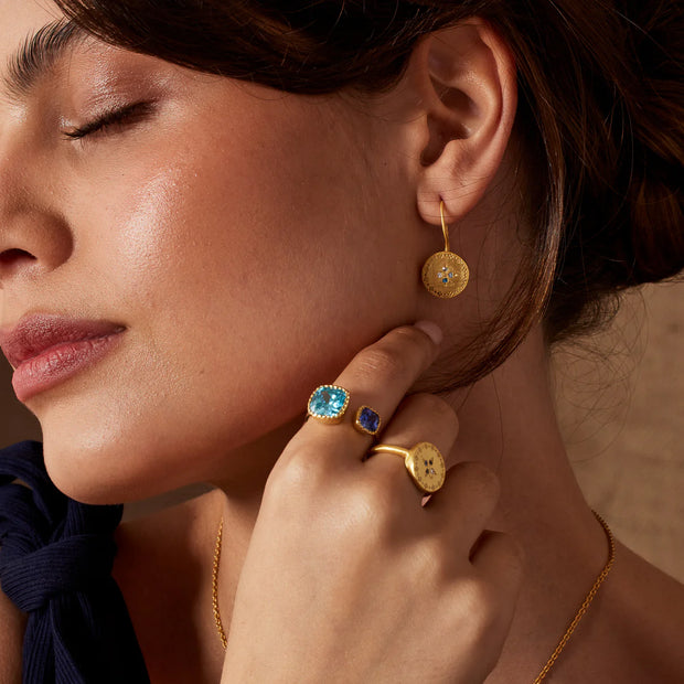 Gemma Earrings - Blue