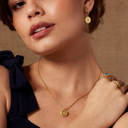 Gemma Earrings - Blue