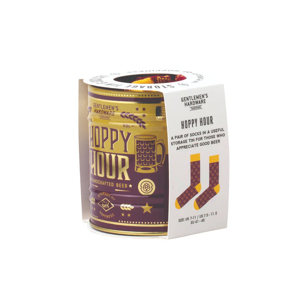 Gentlemen's Hardware Socks In A Can - Beer Hoppy Hour