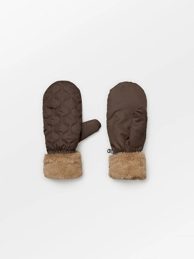 Becksondergaard Makara Puff Mittens - Roast Brown
