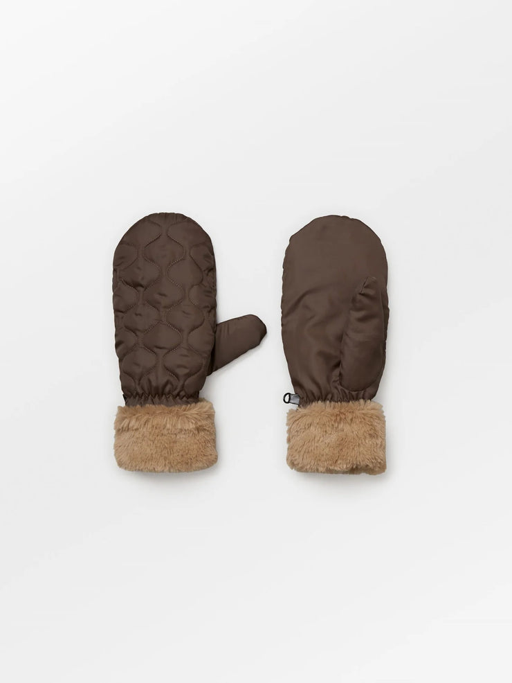 Becksondergaard Makara Puff Mittens - Roast Brown