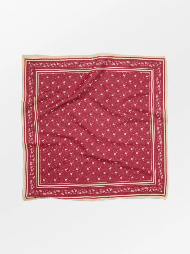 Becksondergaard Fleur Cotta Scarf - Tibetan Red