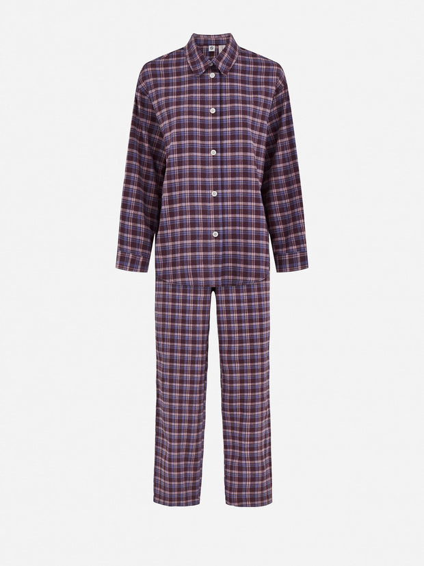 Becksondergaard Flannel Pyjamas - Burgundy