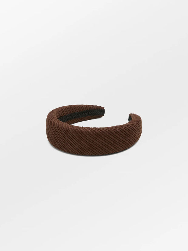Becksondergaard Brown Corduroy Wide Hairbrace