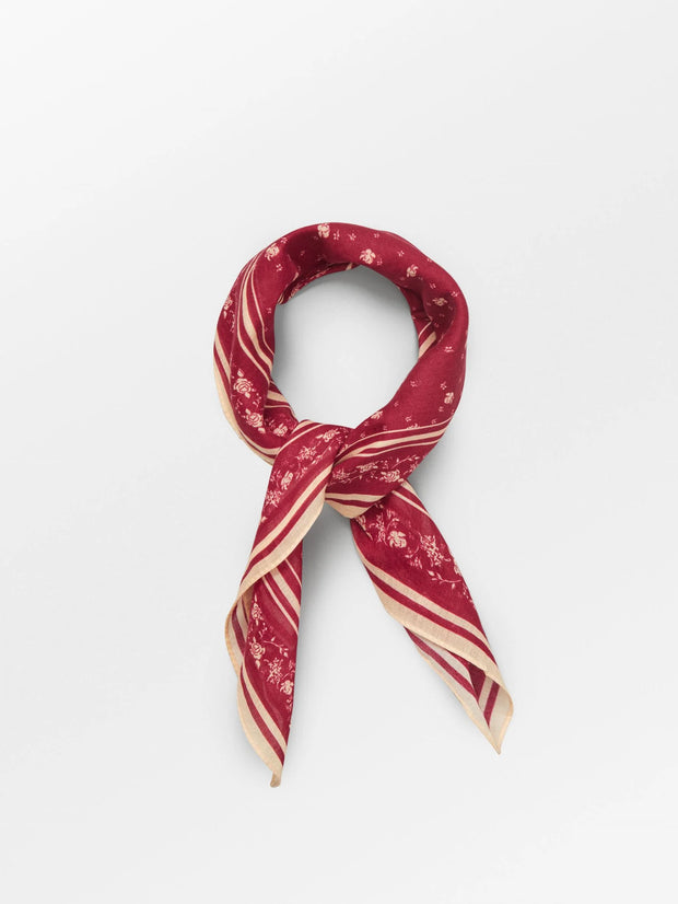 Becksondergaard Fleur Cotta Scarf - Tibetan Red