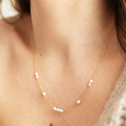 Gold and Pearl Necklace