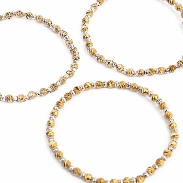 My Doris Set of 3 Bracelets - Silver & Gold