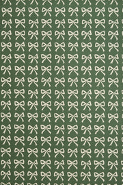 Heather Evelyn Gift Wrap - Green Bows