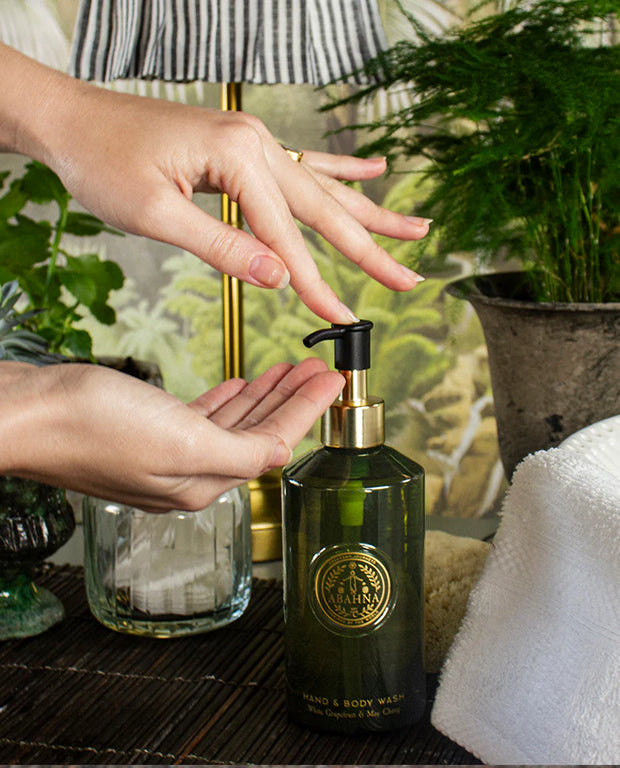 Abahna Hand & Body Wash - Frangipani & Orange Blossom