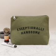 Exceptionally Handsome Olive Wash Bag