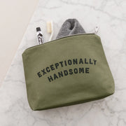 Exceptionally Handsome Olive Wash Bag