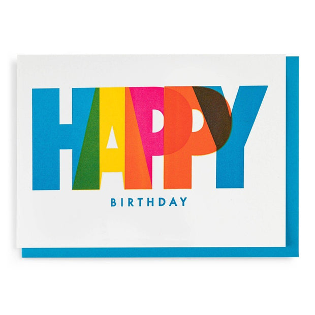 Archivist Happy Birthday Pressink Card