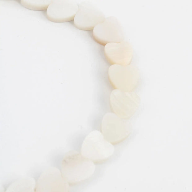 My Doris Mother Of Pearl Heart Bracelet