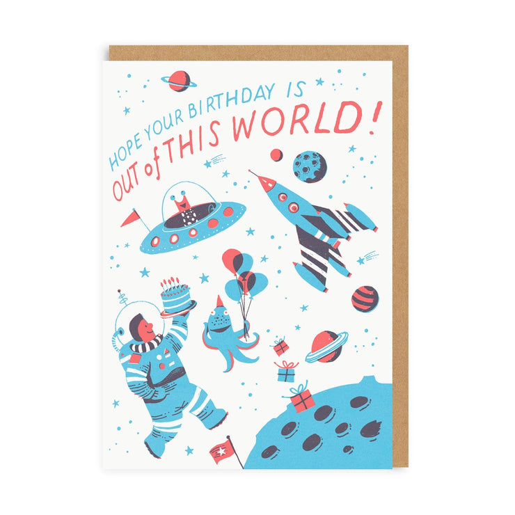 Out Of This World Birthday Greeting Card