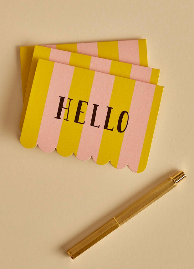 Heather Evelyn Pack of 5 Cards - Hello