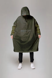 Rainkiss Unisex Recycled Rain Poncho - Herringbone