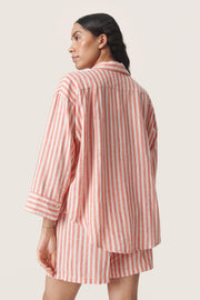 Soaked in Luxury Belira Shirt - Hot Coral