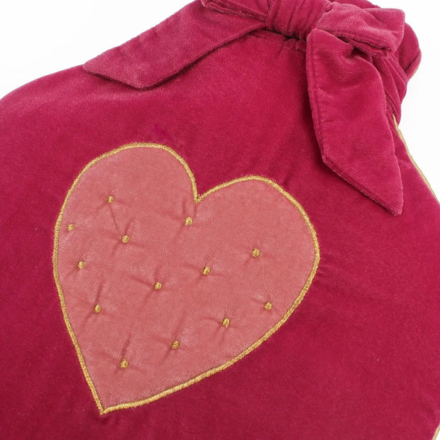 My Doris Velvet Heart Hot Water Bottles