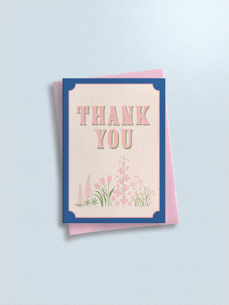 Flora Fricker Thank You Card