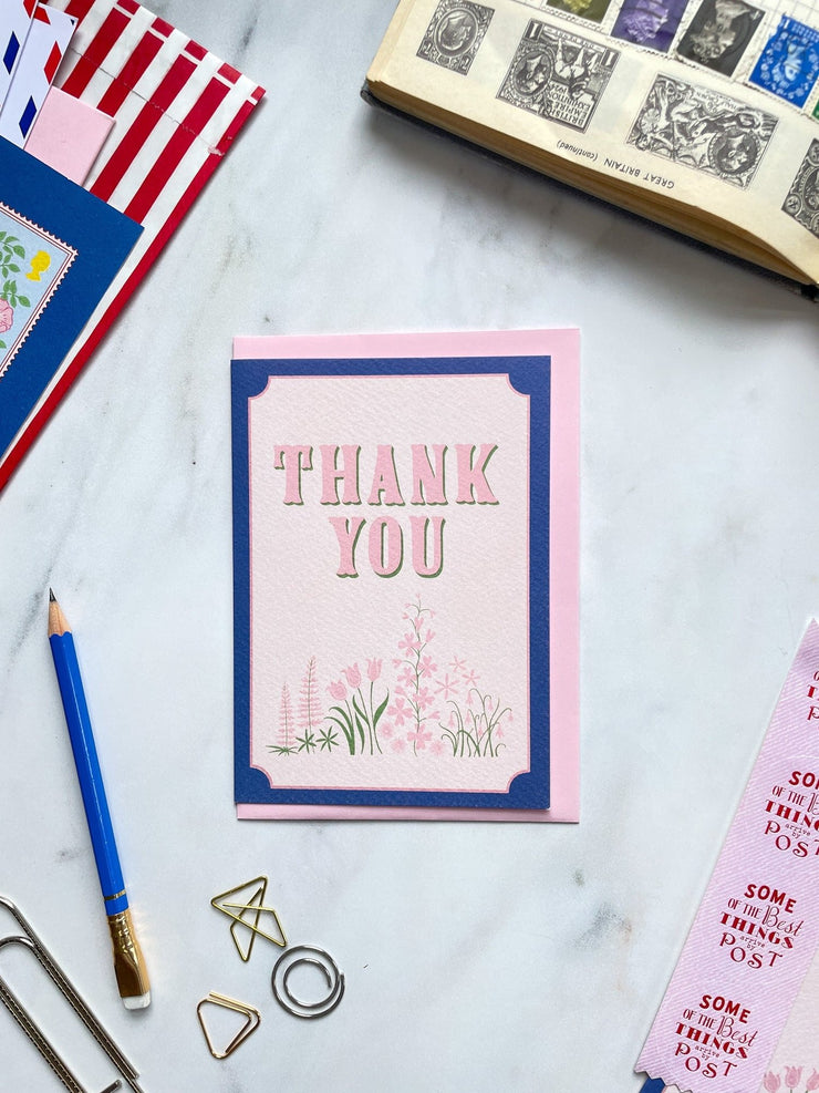 Flora Fricker Thank You Card