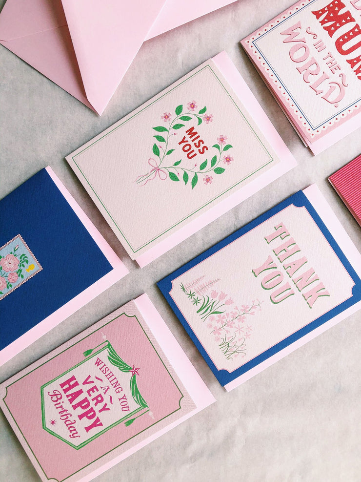 Flora Fricker Thank You Card