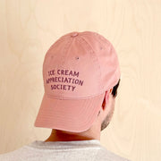 Baseball Cap - Ice Cream Appreciation Society - Dusty Rose