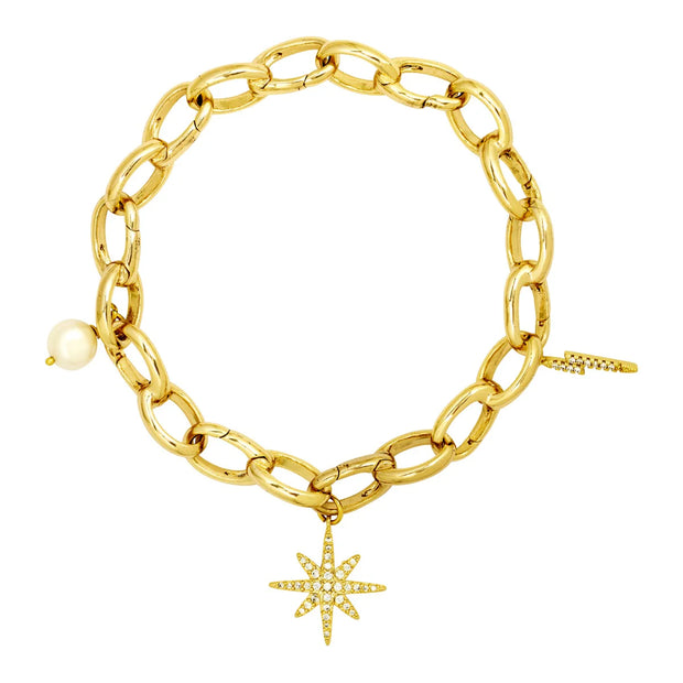 Ashiana Gold Elise Chain Bracelet