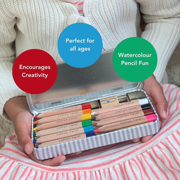 Cotton Twist Jumbo Watercolour Pencils Set