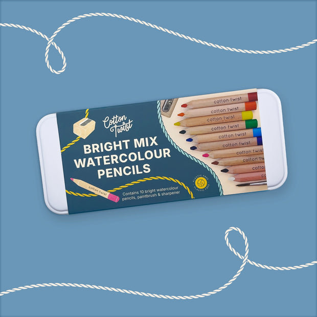 Cotton Twist Jumbo Watercolour Pencils Set