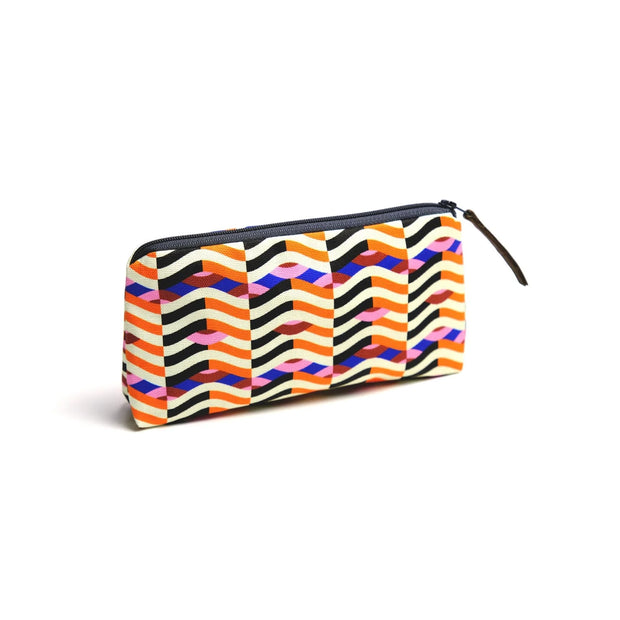 Storigraphic Zipped Pencil & Cosmetics Pouch - Kinetic