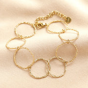 Hoop Wrap Bracelet in Gold