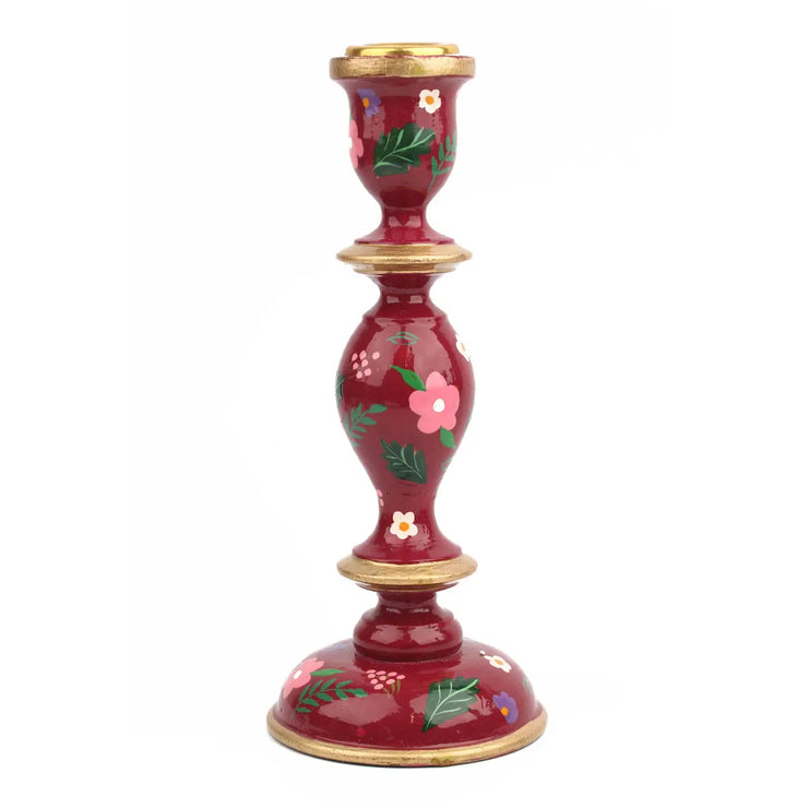 My Doris Large Painted Candlesticks