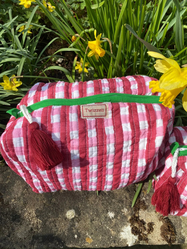 Twizzell Indian Block Print Wash Bags - Large