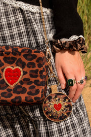 My Doris Crossbody Bag - Leopard Heart