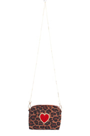 My Doris Crossbody Bag - Leopard Heart