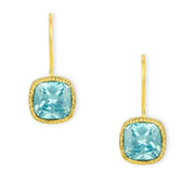 Ashiana Lois Earrings - Blue Topaz