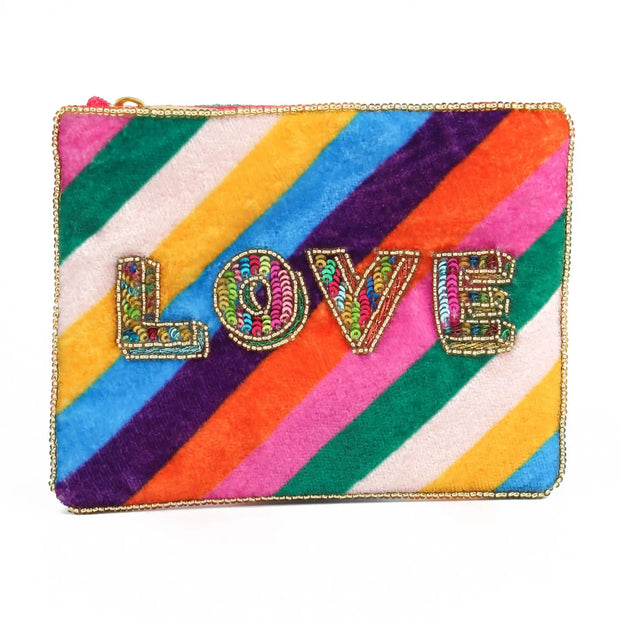My Doris Small Pouch - Rainbow Love