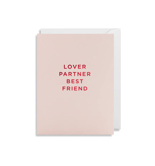 Mini Lover Partner Best Friend Card