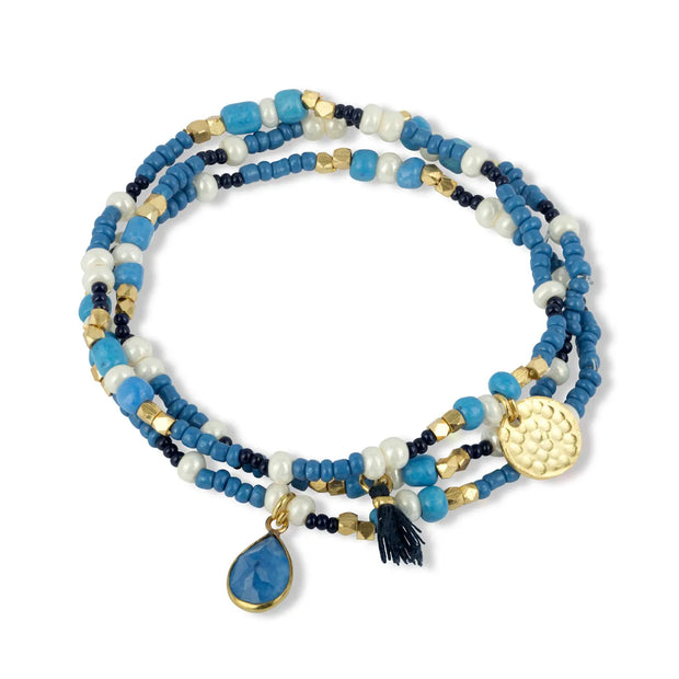 Ashiana Luana Bracelet Set - Blue