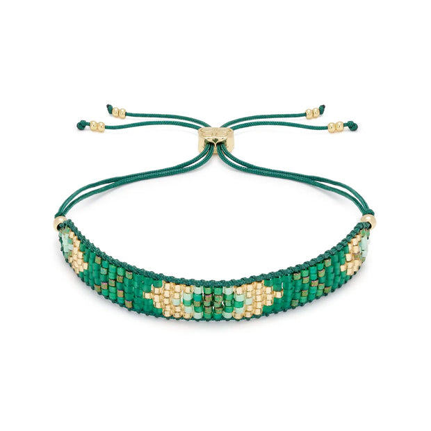 Boho Betty Friendship Bracelet - Magic Emerald