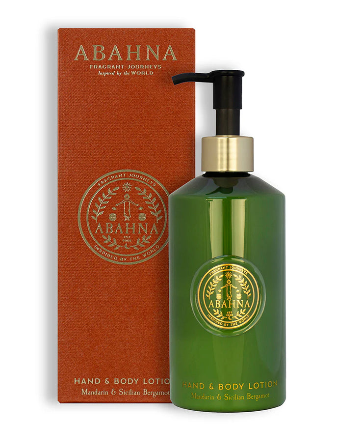 Abahna Hand & Body Lotion - Mandarin & Sicilian Bergamot