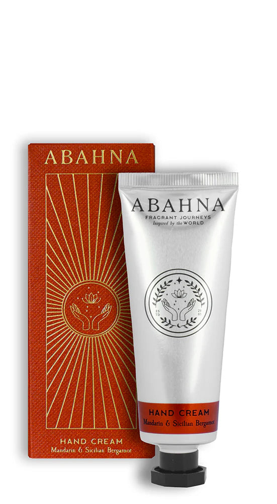 Abahna Hand Cream Tube - Mandarin & Sicilian Bergamot