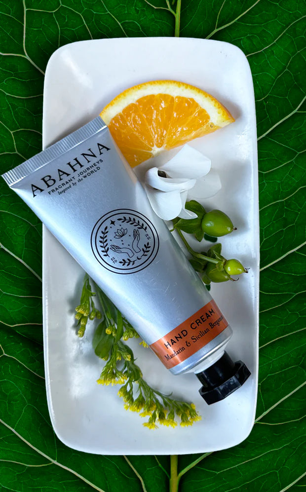 Abahna Hand Cream Tube - Mandarin & Sicilian Bergamot