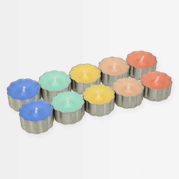 Meri Meri Rainbow Tealight Candles - Set of 10