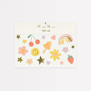 Meri Meri Temporary Tattoos - Happy Icons