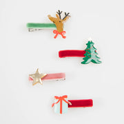 Meri Meri Hair Clips - Jolly Christmas Set of 8