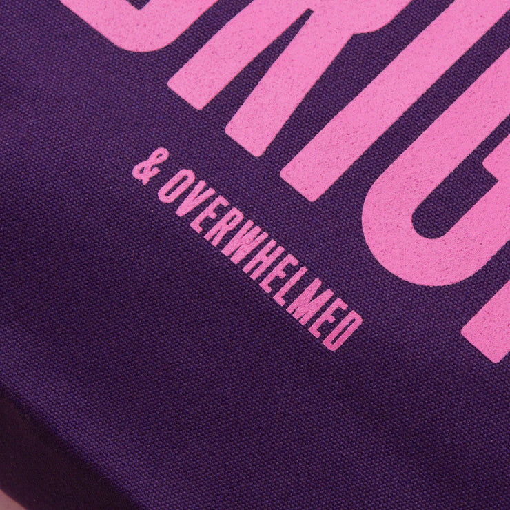 Merry & Bright (& Overwhelmed) Plum Tote Bag