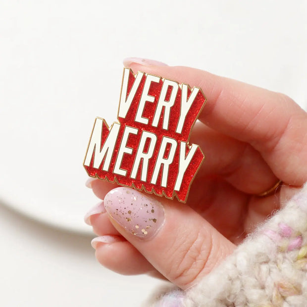 Enamel Pin - Very Merry