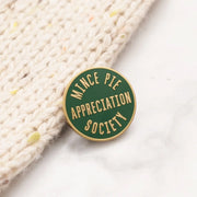 Enamel Pin - Mince Pie Appreciation Society