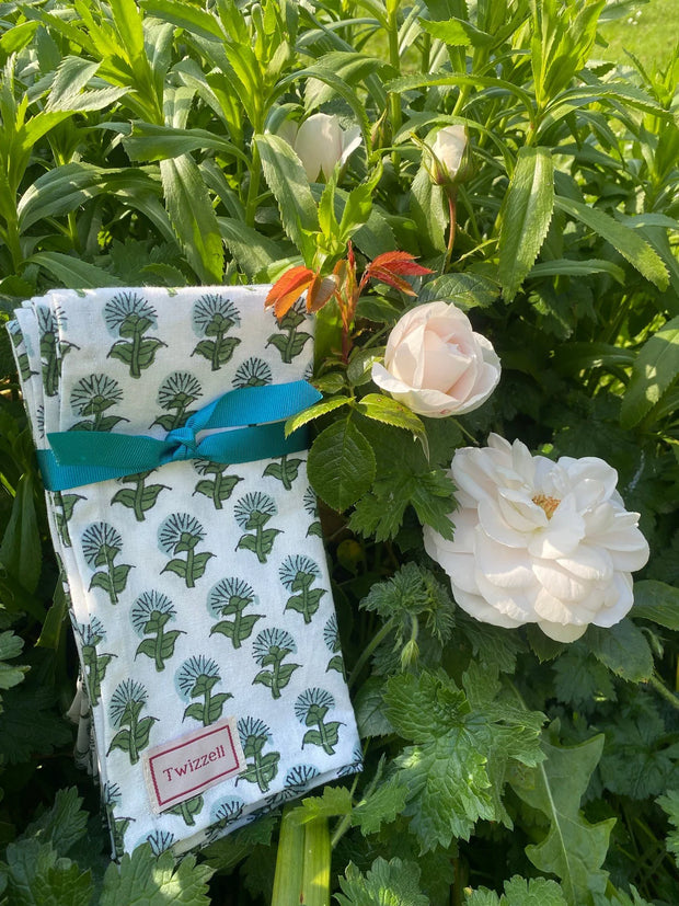 Twizzell Indian Block Print Napkins - Set of 4
